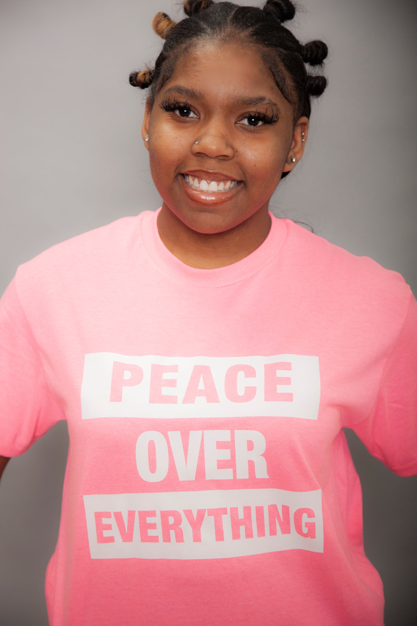 GENTLE PEACE PINK-Peace Over Everything Tee