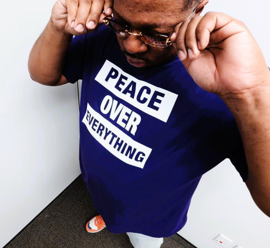 ROYAL PEACE PURPLE-Peace Over Everything Tee
