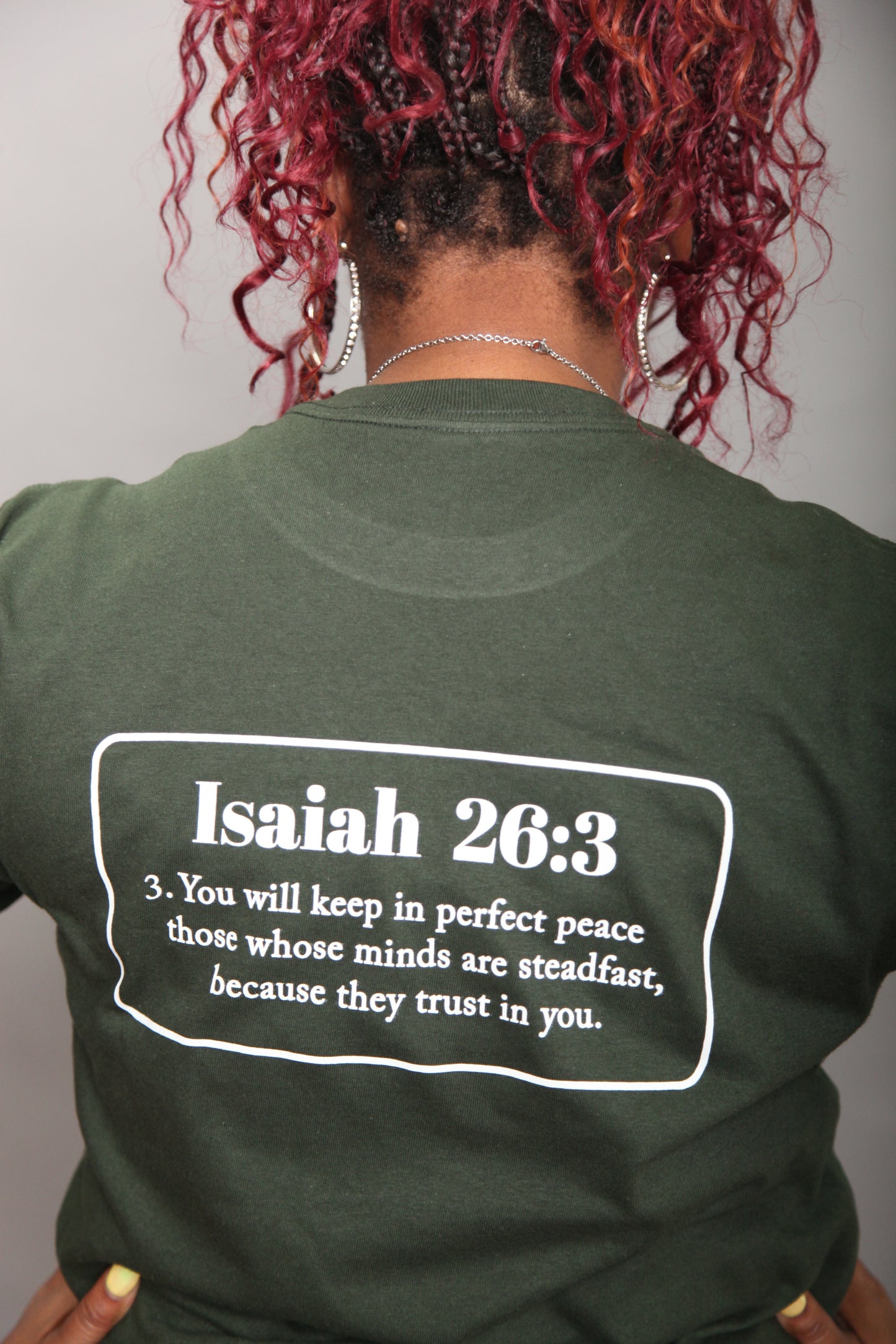 GROUNDED GRACE GREEN -Peace Over Everything Tee