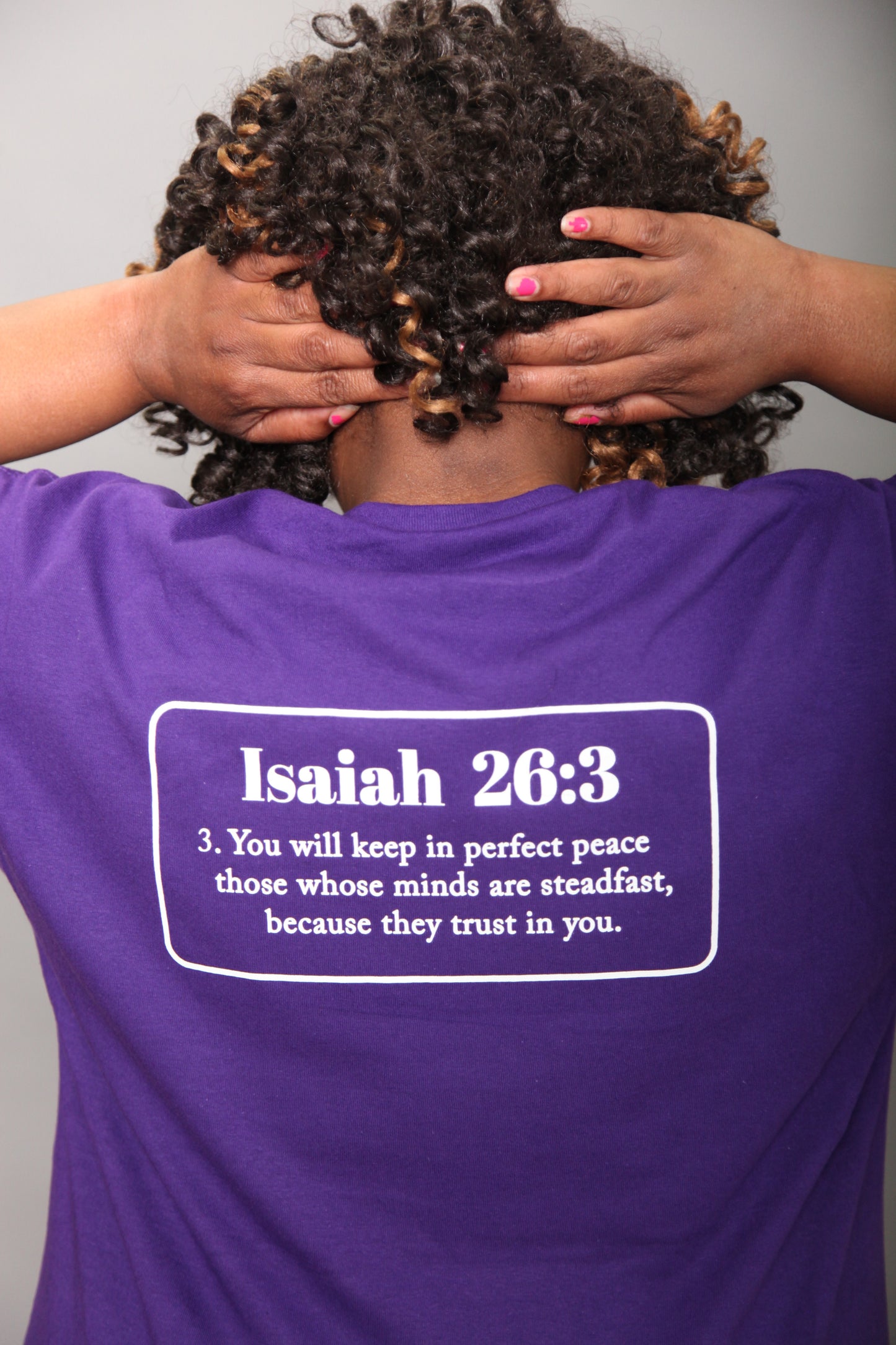 ROYAL PEACE PURPLE-Peace Over Everything Tee