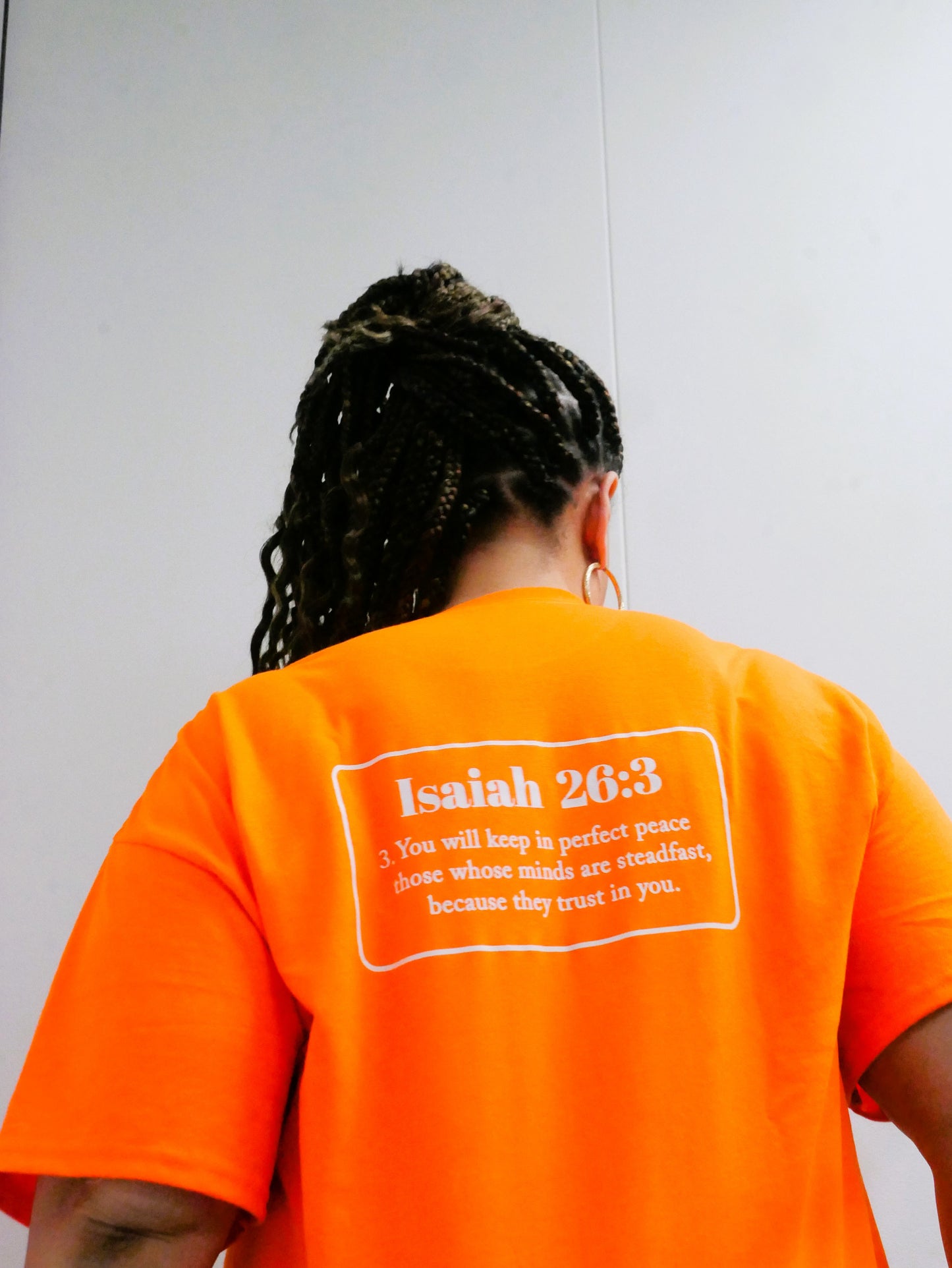 JOYFUL PEACE ORANGE-Peace Over Everything Tee