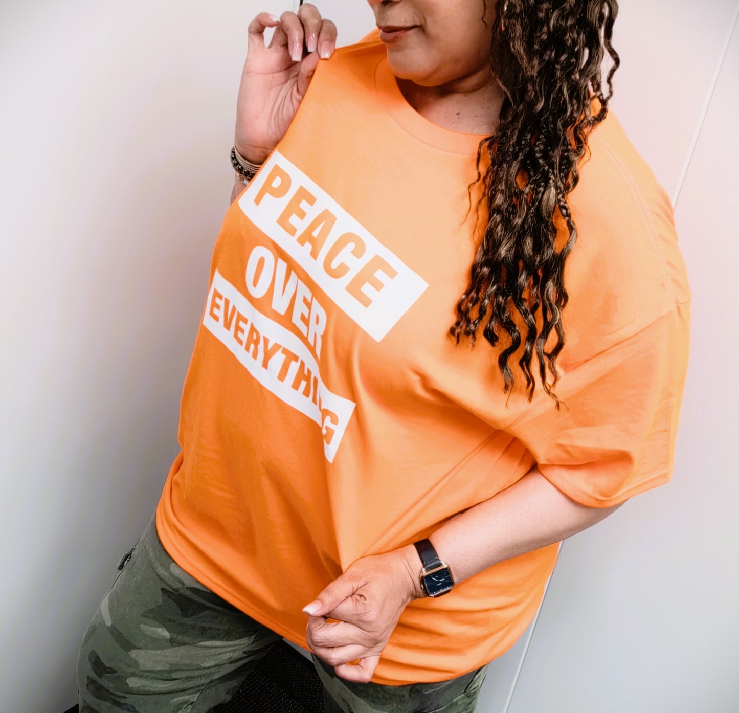 JOYFUL PEACE ORANGE-Peace Over Everything Tee