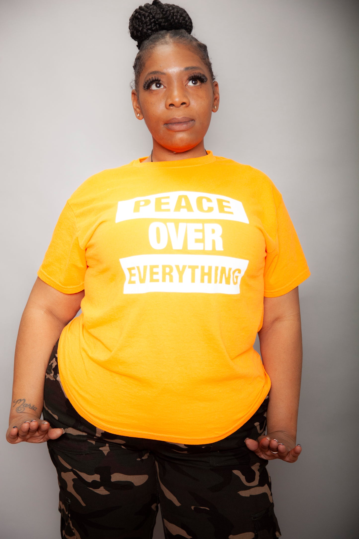 JOYFUL PEACE ORANGE-Peace Over Everything Tee