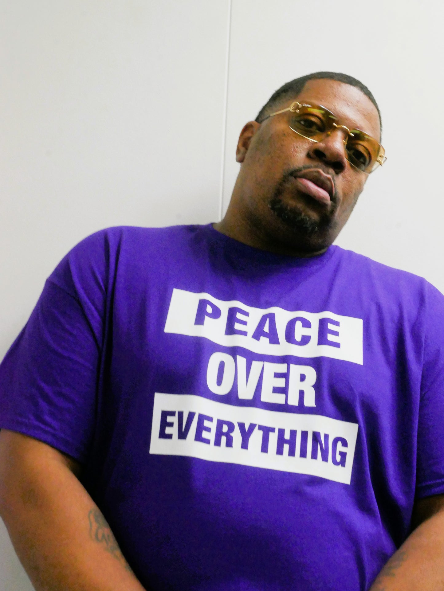 ROYAL PEACE PURPLE-Peace Over Everything Tee
