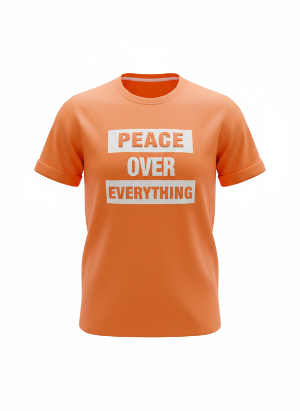 JOYFUL PEACE ORANGE-Peace Over Everything Tee