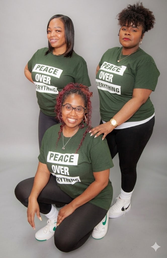 GROUNDED GRACE GREEN -Peace Over Everything Tee