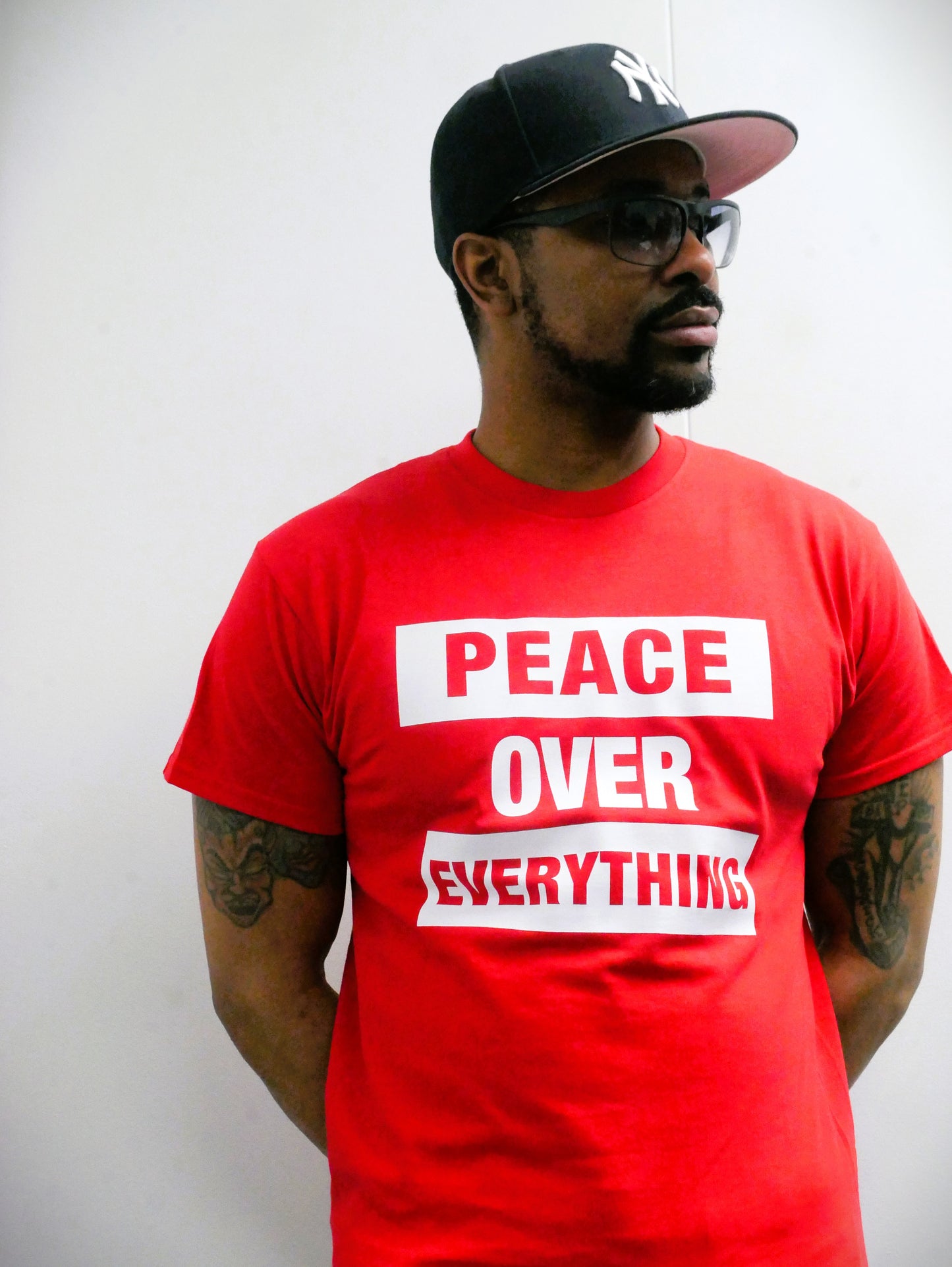 PERFECT PEACE RED-Peace Over Everything Tee
