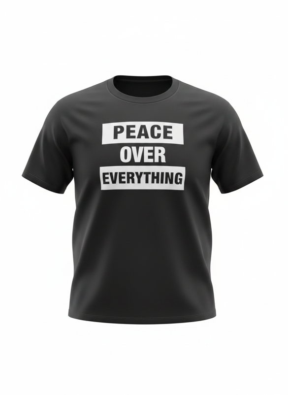 SANCTUARY BLACK-Peace Over Everything Tee